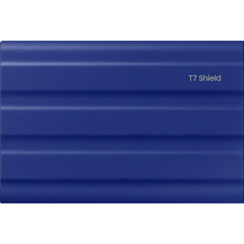Внешние HDD и SSD Samsung External SSD T7 Shield, 1TB, Type C-to-C/A, USB 3.2 Gen2, R/W 1050/1000MB/s, IP65, 88x59x13mm, 98g, Blue (12 мес.)
