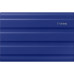 Внешние HDD и SSD Samsung External SSD T7 Shield, 1TB, Type C-to-C/A, USB 3.2 Gen2, R/W 1050/1000MB/s, IP65, 88x59x13mm, 98g, Blue (12 мес.)