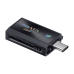 Твердотельный накопитель/ ADATA External SSD SC730, 1000GB, Type-C, Type-A, USB 3.2 Gen2, R/W 600/600 MB/s, 36.8x23.8x9.7mm, Black (5 лет)