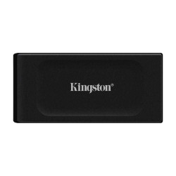 Твердотельный накопитель/ Kingston External SSD XS1000, 1000GB, Type-C/A, USB 3.2 Gen 2, R/W 1050/1000MB/s, 70x33x14mm, 29g., Black (5 лет)