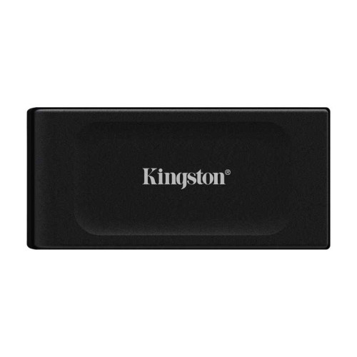 Твердотельный накопитель/ Kingston External SSD XS1000, 1000GB, Type-C/A, USB 3.2 Gen 2, R/W 1050/1000MB/s, 70x33x14mm, 29g., Black (5 лет)