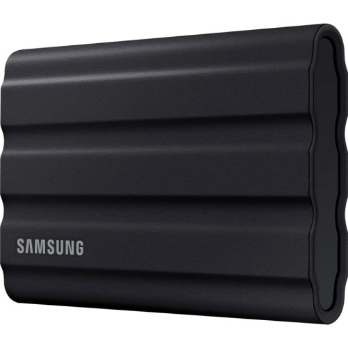 Внешние HDD и SSD/ Samsung External SSD T7 Shield, 2TB, Type C-to-C/A, USB 3.2 Gen2, R/W 1050/1000MB/s, IP65, 88x59x13mm, 98g, Black (12 мес.)