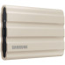 Внешние HDD и SSD/ Samsung External SSD T7 Shield, 1TB, Type C-to-C/A, USB 3.2 Gen2, R/W 1050/1000MB/s, IP65, 88x59x13mm, 98g, Beige (12 мес.)