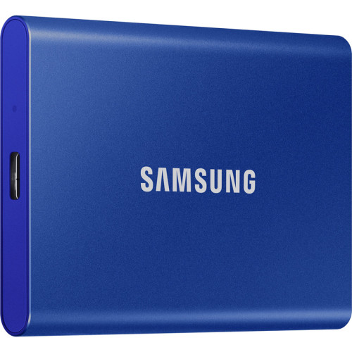 Твердотельный накопитель Samsung External SSD T7, 2000GB, USB Type-C, R/W 1000/1050MB/s, Blue