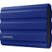 Внешние HDD и SSD Samsung External SSD T7 Shield, 1TB, Type C-to-C/A, USB 3.2 Gen2, R/W 1050/1000MB/s, IP65, 88x59x13mm, 98g, Blue (12 мес.)