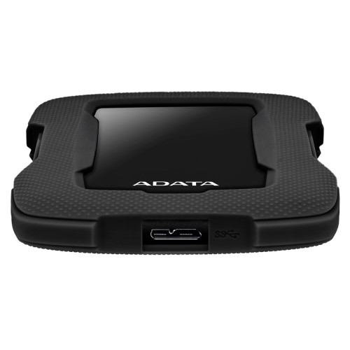 Внешний жесткий диск/ Portable HDD 2TB ADATA HD330 (Black), Silicone, USB 3.2 Gen1, 133x89x16mm, 190g /3 года/