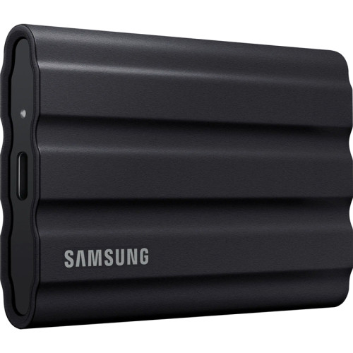 Внешние HDD и SSD Samsung External SSD T7 Shield, 1TB, Type C-to-C/A, USB 3.2 Gen2, R/W 1050/1000MB/s, IP65, 88x59x13mm, 98g, Black (12 мес.)