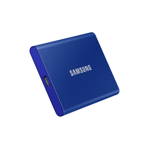 Твердотельный накопитель Samsung External SSD T7, 2000GB, USB Type-C, R/W 1000/1050MB/s, Blue