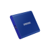Твердотельный накопитель Samsung External SSD T7, 2000GB, USB Type-C, R/W 1000/1050MB/s, Blue Твердотельный накопитель Samsung External SSD T7, 2000GB, USB Type-C, R/W 1000/1050MB/s, Blue