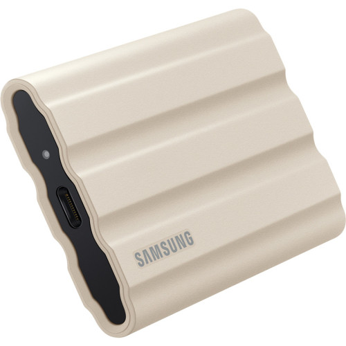 Внешние HDD и SSD/ Samsung External SSD T7 Shield, 1TB, Type C-to-C/A, USB 3.2 Gen2, R/W 1050/1000MB/s, IP65, 88x59x13mm, 98g, Beige (12 мес.) Внешние HDD и SSD/ Samsung External SSD T7 Shield, 1TB, Type C-to-C/A, USB 3.2 Gen2, R/W 1050/1000MB/s, IP65, 88x59x13mm, 98g, Beige (12 мес.)