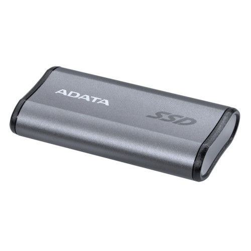 Твердотельный накопитель/ ADATA External SSD SE880, 2000GB, USB 3.2 Gen2 Type-C to Type-C/A, up to R/W 2000/2000 MB/s, 65x35x12.5mm, 31g, Titanium Gray (5 лет)