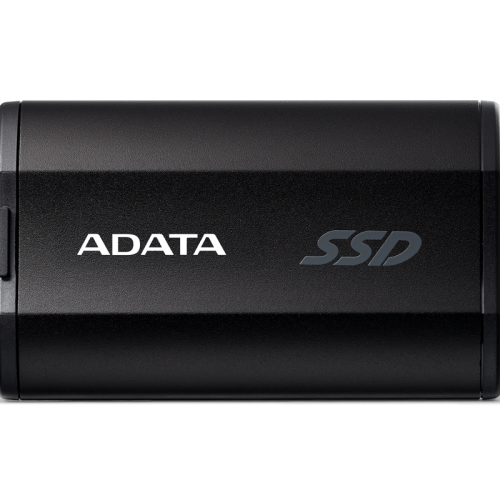 Твердотельный накопитель/ ADATA External SSD SD810, 1000GB, Type-C, USB 3.2 Gen2х2, up to R/W 2000/2000 MB/s, 72.7x44x12.2mm, Black (5 лет)