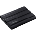 Внешние HDD и SSD/ Samsung External SSD T7 Shield, 4TB, Type C-to-C/A, USB 3.2 Gen2, R/W 1050/1000MB/s, IP65, 88x59x13mm, 98g, Black (12 мес.)