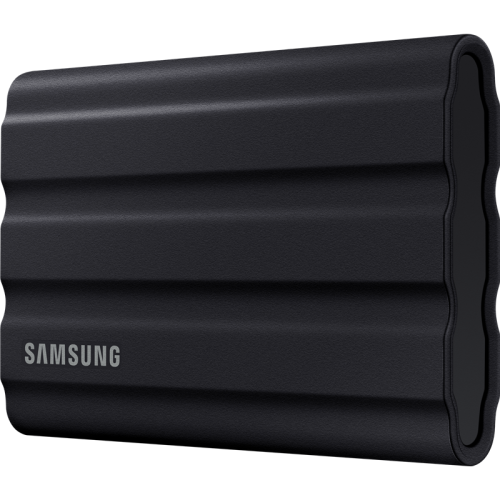 Внешние HDD и SSD/ Samsung External SSD T7 Shield, 4TB, Type C-to-C/A, USB 3.2 Gen2, R/W 1050/1000MB/s, IP65, 88x59x13mm, 98g, Black (12 мес.)