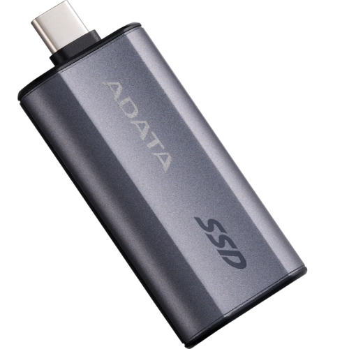 Твердотельный накопитель ADATA External SSD SC750, 1000GB, Type-C, USB 3.2 Gen2, R/W 1050/1000 MB/s, 53x28x12mm, Grey