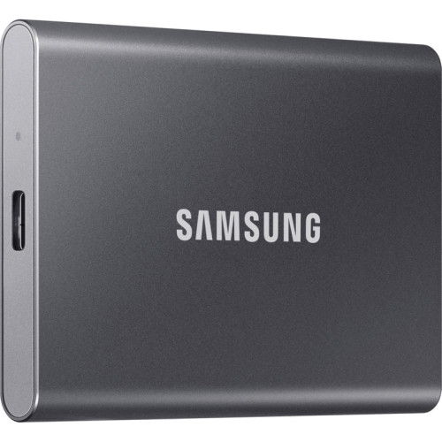Внешние HDD и SSD/ Samsung External SSD T7, 4000GB, Type-C, USB 3.2 Gen2, R/W 1050/1000MB/s, 85x57x8mm, Titan Grey (12 мес.) Внешние HDD и SSD/ Samsung External SSD T7, 4000GB, Type-C, USB 3.2 Gen2, R/W 1050/1000MB/s, 85x57x8mm, Titan Grey (12 мес.)