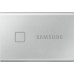 Внешние HDD и SSD/ Samsung External SSD T7 Touch, 500GB, Touch ID, Type-C, USB 3.2 Gen2, R/W 1050/1000MB/s, 85x57x8mm, Silver (12 мес.)