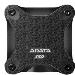 Твердотельный накопитель/ ADATA External SSD SD620, 1000GB, Type-C, USB 3.2 Gen2, R/W 520/460 MB/s, 80x80x15mm, Black (5 лет)