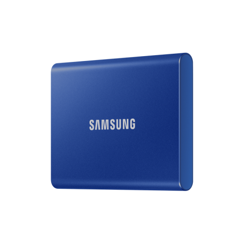 Твердотельный накопитель Samsung External SSD T7, 2000GB, USB Type-C, R/W 1000/1050MB/s, Blue