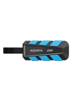Твердотельный накопитель/ ADATA External SSD SC740, 500GB, Type-C, USB 3.2 Gen2, R/W 1050/1000 MB/s, 121.8x40.5x22.3mm, Blue (5 лет)