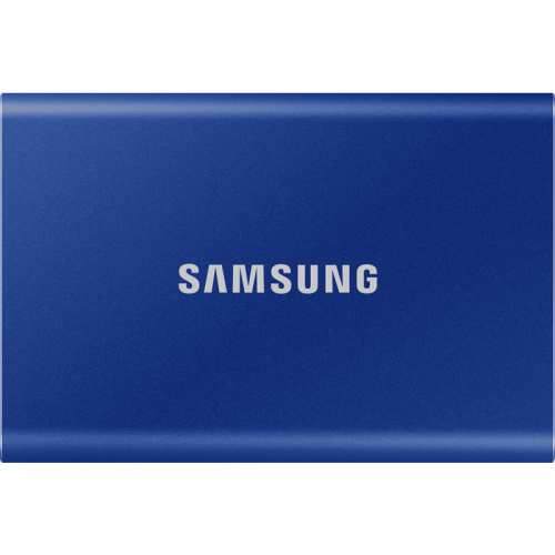 Твердотельный накопитель Samsung External SSD T7, 2000GB, USB Type-C, R/W 1000/1050MB/s, Blue