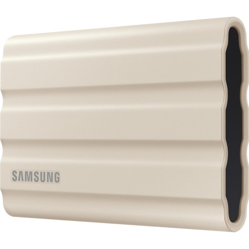 Внешние HDD и SSD Samsung External SSD T7 Shield, 2TB, Type C-to-C/A, USB 3.2 Gen2, R/W 1050/1000MB/s, IP65, 88x59x13mm, 98g, Beige (12 мес.)