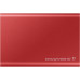 Внешние HDD и SSD/ Samsung External SSD T7, 2000GB, Type-C, USB 3.2 Gen2, R/W 1050/1000MB/s, 85x57x8mm, Metallic Red (12 мес.)