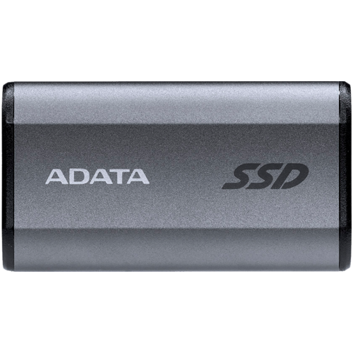 Твердотельный накопитель/ ADATA External SSD SE880, 1024GB, USB 3.2 Gen2 Type-C to Type-C/A, up to R/W 2000/2000 MB/s, 65x35x12.5mm, 31g, Titanium Gray (5 лет)