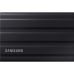 Внешние HDD и SSD/ Samsung External SSD T7 Shield, 4TB, Type C-to-C/A, USB 3.2 Gen2, R/W 1050/1000MB/s, IP65, 88x59x13mm, 98g, Black (12 мес.)