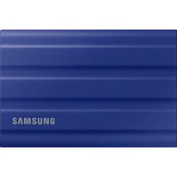 Внешние HDD и SSD Samsung External SSD T7 Shield, 2TB, Type C-to-C/A, USB 3.2 Gen2, R/W 1050/1000MB/s, IP65, 88x59x13mm, 98g, Blue (12 мес.) [MU-PE2T0R/WW]