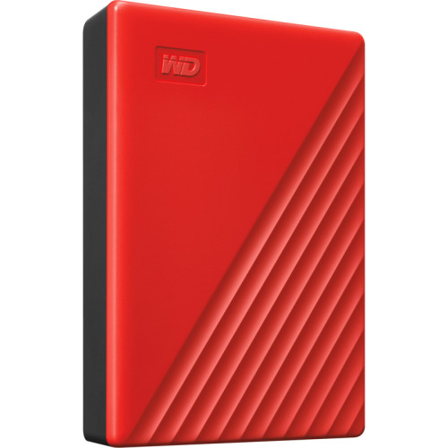 Внешние HDD Portable HDD 5TB WD My Passport (Red), USB 3.2 Gen1, 107x75x19mm, 210g /12 мес./