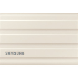 Внешние HDD и SSD/ Samsung External SSD T7 Shield, 1TB, Type C-to-C/A, USB 3.2 Gen2, R/W 1050/1000MB/s, IP65, 88x59x13mm, 98g, Beige (12 мес.)