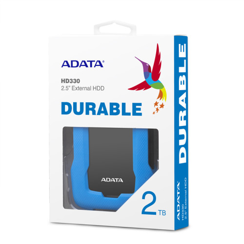 Жесткий диск A-Data USB 3.0 2Tb AHD330-2TU31-CBL HD330 DashDrive Durable 2.5