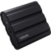 Внешние HDD и SSD Samsung External SSD T7 Shield, 4TB, Type C-to-C/A, USB 3.2 Gen2, R/W 1050/1000MB/s, IP65, 88x59x13mm, 98g, Black (12 мес.)