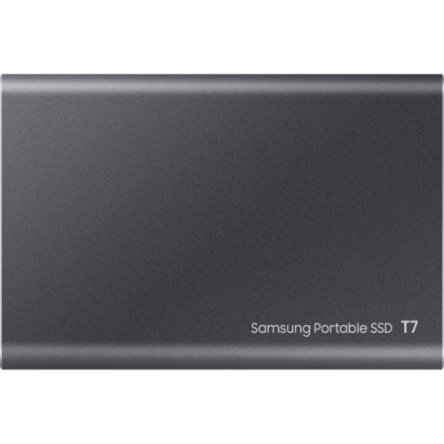 Внешние HDD и SSD/ Samsung External SSD T7, 4000GB, Type-C, USB 3.2 Gen2, R/W 1050/1000MB/s, 85x57x8mm, Titan Grey (12 мес.) Внешние HDD и SSD/ Samsung External SSD T7, 4000GB, Type-C, USB 3.2 Gen2, R/W 1050/1000MB/s, 85x57x8mm, Titan Grey (12 мес.)