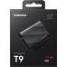 Внешние HDD и SSD/ Samsung External SSD T9, 4000GB, Type-C, USB 3.2 Gen2, R/W 2000/2000MB/s, 88x60x14mm, Black (12 мес.)