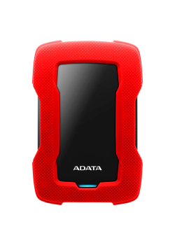 Внешний жесткий диск/ Portable HDD 1TB ADATA HD330 (Red), Silicone, USB 3.2 Gen1, 133x89x16mm, 190g /3 года/