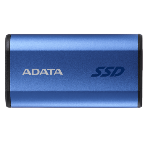 Твердотельный накопитель/ ADATA External SSD SE880, 500GB, USB 3.2 Gen2 Type-C, up to R/W 2000/2000 MB/s, 64.8x35x12.5mm, Blue (5 лет)