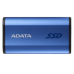 Твердотельный накопитель/ ADATA External SSD SE880, 500GB, USB 3.2 Gen2 Type-C, up to R/W 2000/2000 MB/s, 64.8x35x12.5mm, Blue (5 лет)