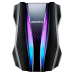 Внешний жесткий диск/ Portable HDD 2TB ADATA HD770G (Black), USB 3.2 Gen1, IP68, RGB lighting, 139x98x26mm, 270g /3 года/