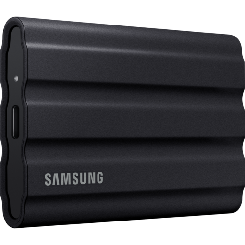 Внешние HDD и SSD Samsung External SSD T7 Shield, 4TB, Type C-to-C/A, USB 3.2 Gen2, R/W 1050/1000MB/s, IP65, 88x59x13mm, 98g, Black (12 мес.)