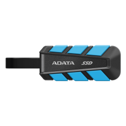 Твердотельный накопитель ADATA External SSD SC740, 2000GB, Type-C, USB 3.2 Gen2, R/W 1050/1000 MB/s, 121.8x40.5x22.3mm, Blue (5 лет)