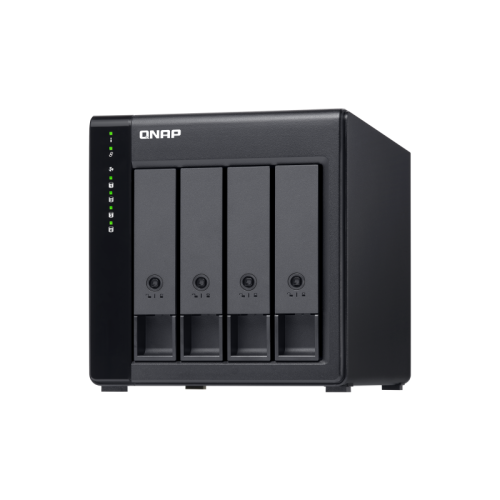 Полка расширения сетевого хранилища без дисков/ SMB QNAP TL-D400S SATA 6Gbps JBOD storage enclosure, 4-tray 3,5