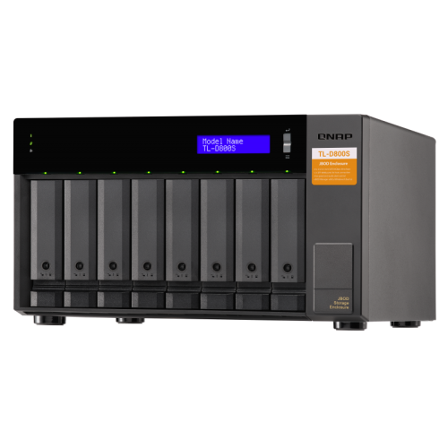 Полка расширения сетевого хранилища без дисков/ SMB QNAP TL-D800S SATA expansion enclosure, 8-tray 3,5