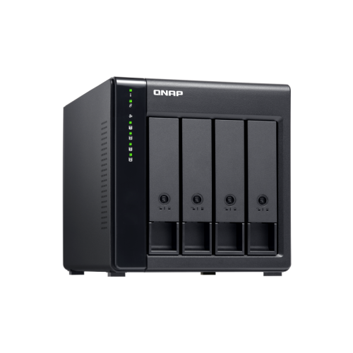 Полка расширения сетевого хранилища без дисков/ SMB QNAP TL-D400S SATA 6Gbps JBOD storage enclosure, 4-tray 3,5