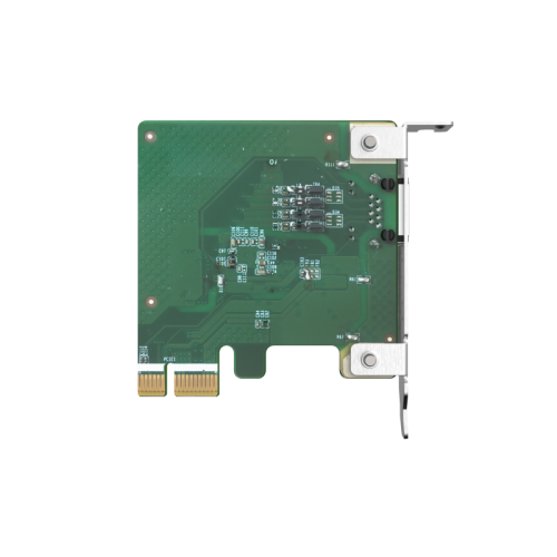 Сетевая карта/ QNAP QXG-2G1T-I225 1-port 2.5 GbE network expansion card, Controller I225-LM,  PCIe Gen2 x1, 3 x Brackets included (Full-height, Low-profile and Specialized for QNAP NAS)