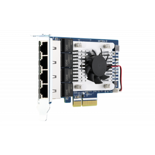 Сетевая карта/ QNAP QXG-5G4T-111C Quad Port 5 GbE RJ-45 Network Card, PCIe Gen3 x4