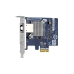 Сетевая карта/ QNAP QXG-5G1T-111C PCIe Gen2 x1, Single-port 4-speed 5 GbE network expansion card (5Gbps/ 2.5Gbps/ 1Gbps/ 100Mbps)  Low-profile bracket pre-installed; full-height and specialized brackets are bundled