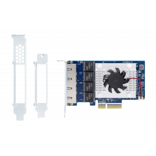 Сетевая карта/ QNAP QXG-5G4T-111C Quad Port 5 GbE RJ-45 Network Card, PCIe Gen3 x4