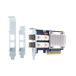 Сетевая карта/ QNAP QXP-32G2FC Dual-port Fiber Channel adapter, 2 x 32 Gb / s SFP +, PCIe Gen3 x8.  For QTS OS ONLY